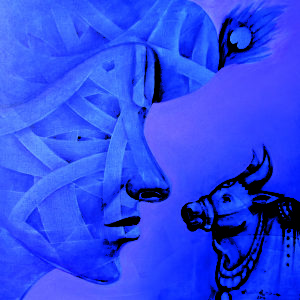 Krishna And Cow
